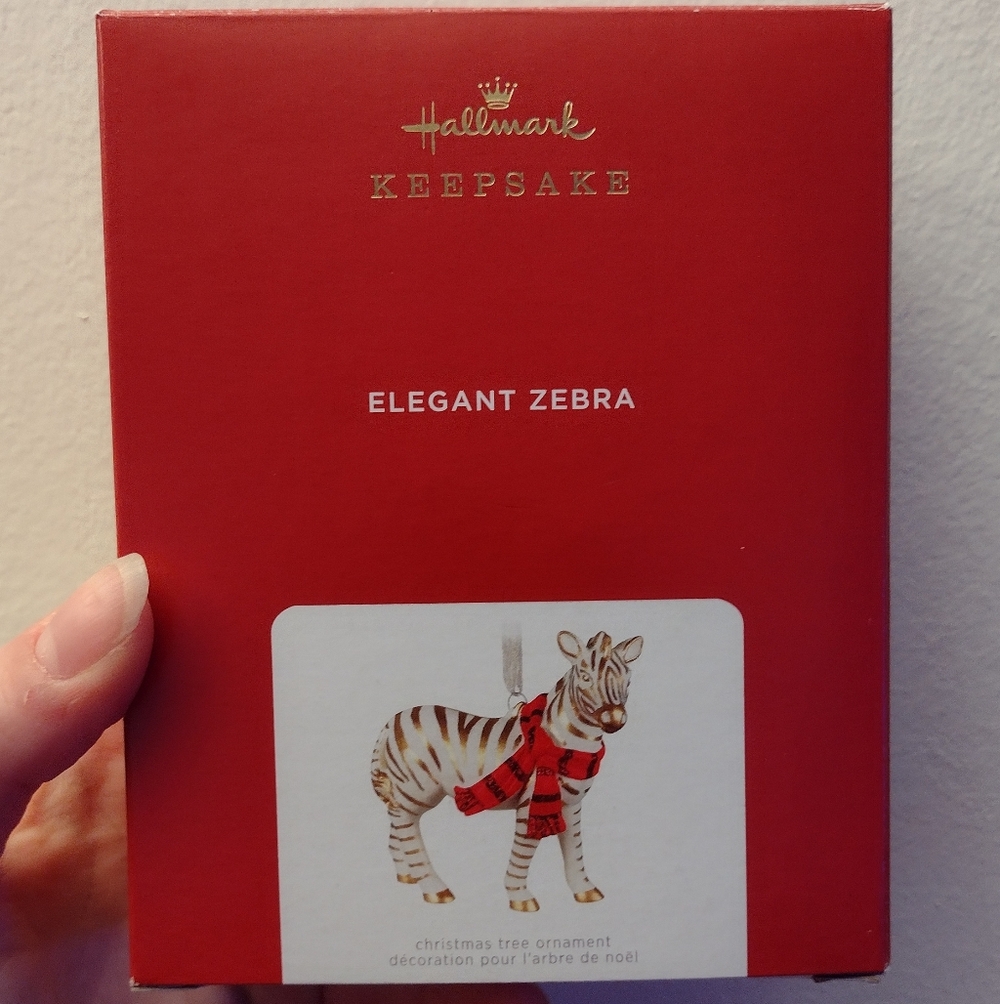 Hallmark Keepsake Elegant Zebra Ornament